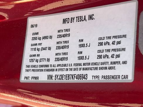 Used 2019 Tesla Model 3 AWD/4WD image 34