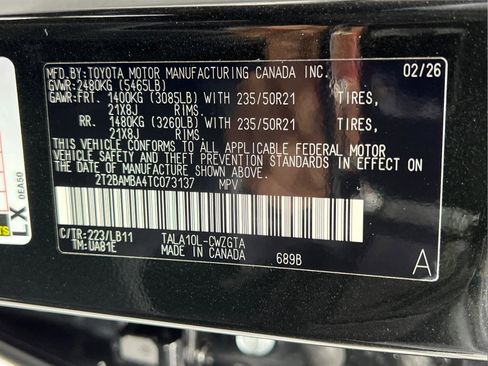 New 2026 Lexus RX 350 FWD image 27