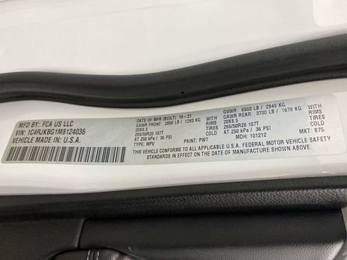 Certified 2021 Jeep Grand Cherokee L Limited w/ Trailer Tow Group (B) image 44