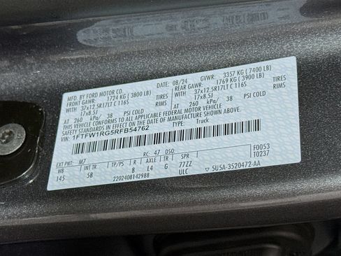 Used 2024 Ford F150 Raptor AWD/4WD image 37