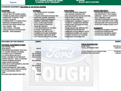 Used 2024 Ford F250 Platinum AWD/4WD image 2