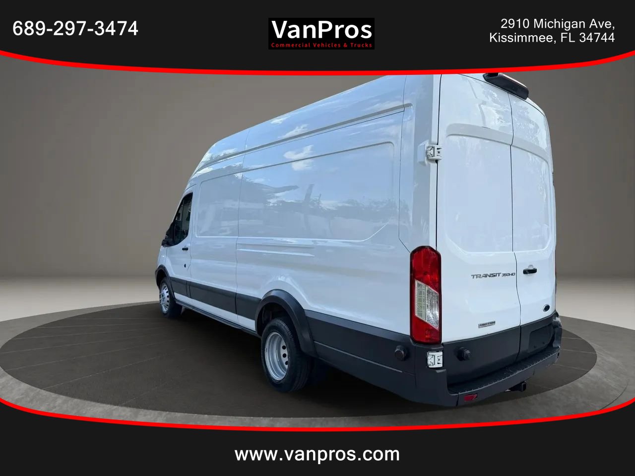 Used 2018 Ford Transit 350 148 High Roof Extended DRW RWD image 3