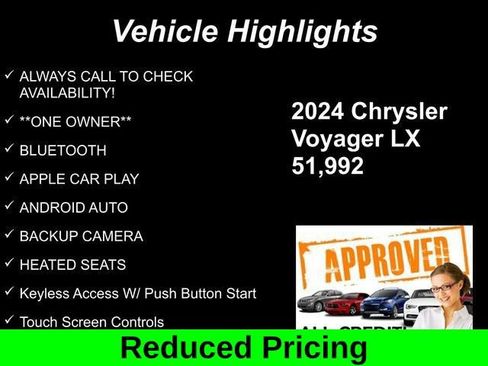Used 2024 Chrysler Voyager LX FWD image 10