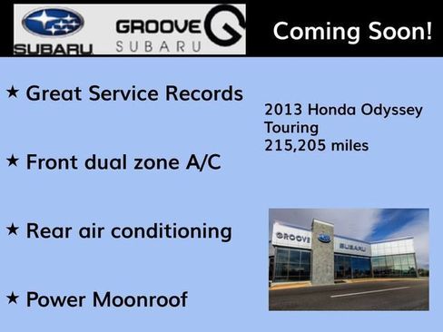 Used 2013 Honda Odyssey Touring image 2