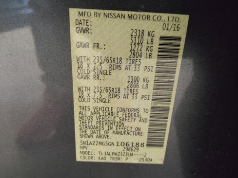 Used 2016 Nissan Murano S FWD image 33