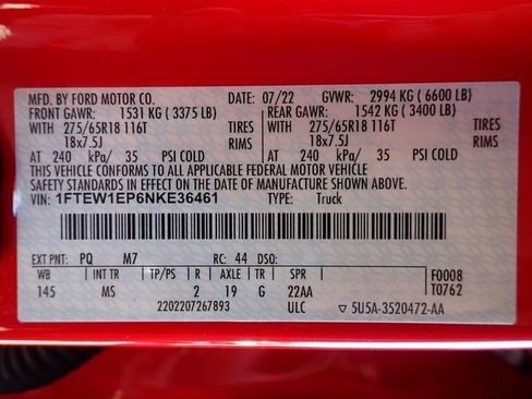 Certified 2022 Ford F150 XLT w/ Equipment Group 301A Mid image 23