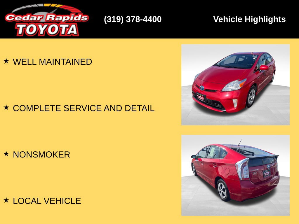 Used 2012 Toyota Prius Two FWD image 7