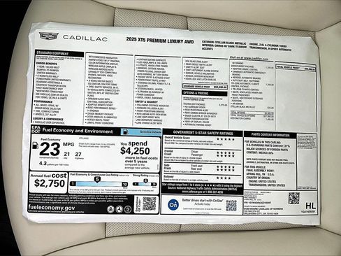 New 2025 Cadillac XT5 Premium Luxury w/ Technology Package image 14