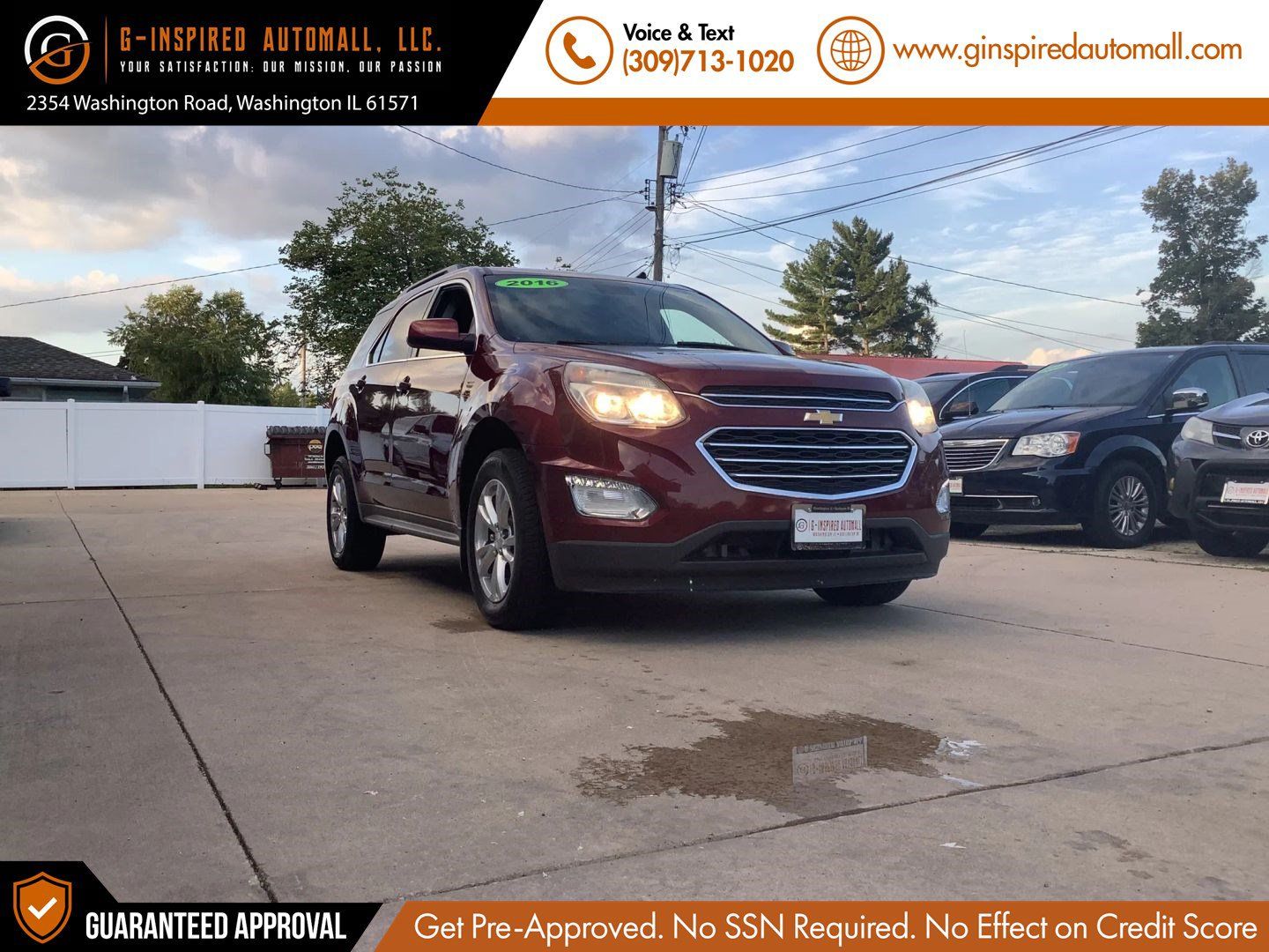 Used 2016 Chevrolet Equinox LT w/ Convenience Package AWD/4WD image 1