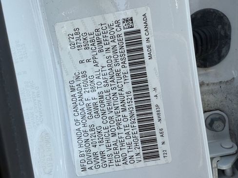 Used 2022 Honda Civic Touring image 29