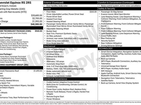 Certified 2026 Chevrolet Equinox RS w/ Safety and Technology Package AWD/4WD image 16