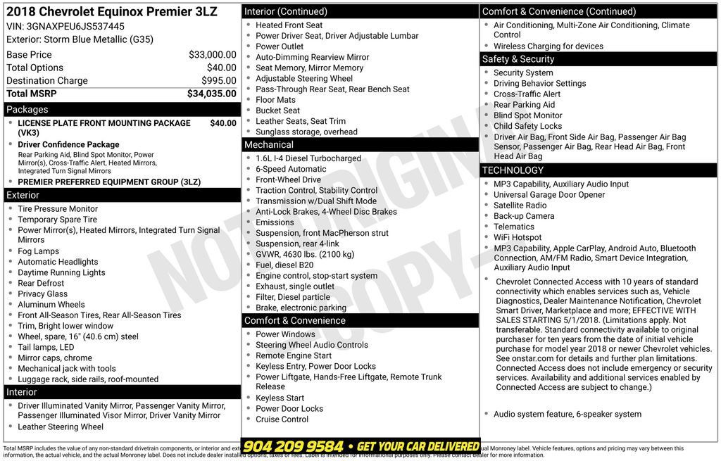 Used 2018 Chevrolet Equinox Premier FWD image 26