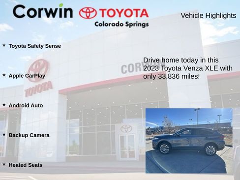 Used 2023 Toyota Venza XLE image 6