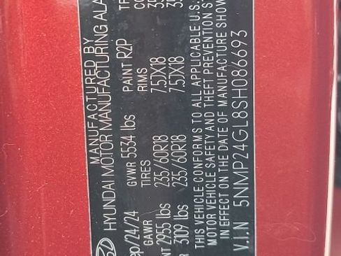 Certified 2025 Hyundai Santa Fe SEL FWD image 5