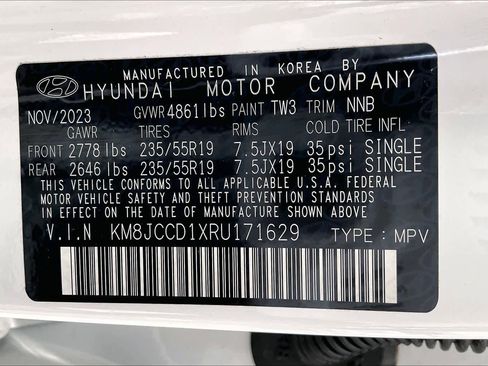 Certified 2024 Hyundai Tucson SEL AWD/4WD image 34