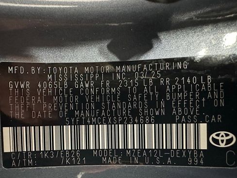 Used 2025 Toyota Corolla XSE image 11