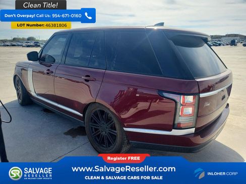 Used 2017 Land Rover Range Rover HSE AWD/4WD image 3