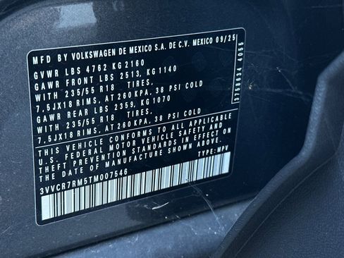 New 2026 Volkswagen Tiguan S image 28