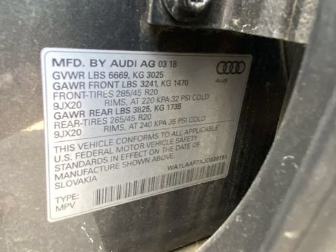 Used 2018 Audi Q7 3.0T Premium Plus w/ Premium Plus Package AWD/4WD image 18