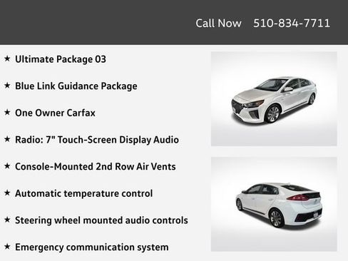 Used 2017 Hyundai Ioniq Limited w/ Ultimate Package 03 FWD image 4