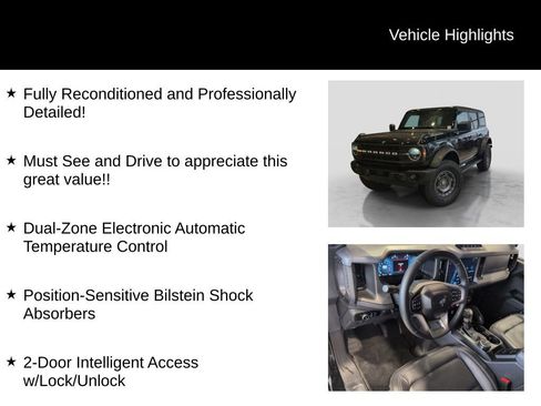 Used 2025 Ford Bronco Big Bend w/ Black Diamond Package image 31