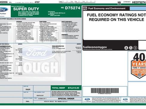 Used 2017 Ford F350 King Ranch w/ King Ranch Ultimate Package image 34