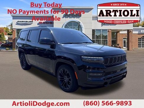 Certified 2024 Jeep Grand Wagoneer Series II Obsidian w/ Quick Order Packagew 28T AWD/4WD image 1