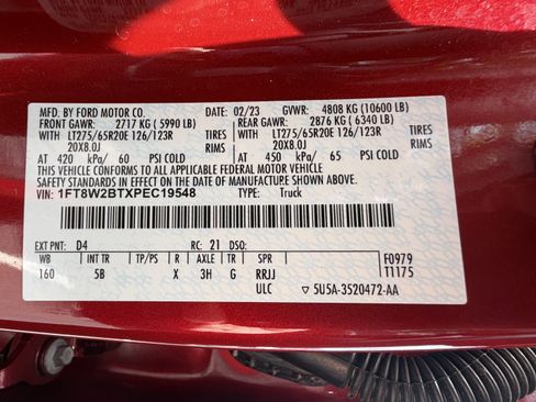 Used 2023 Ford F250 Lariat w/ Lariat Ultimate Package AWD/4WD image 52
