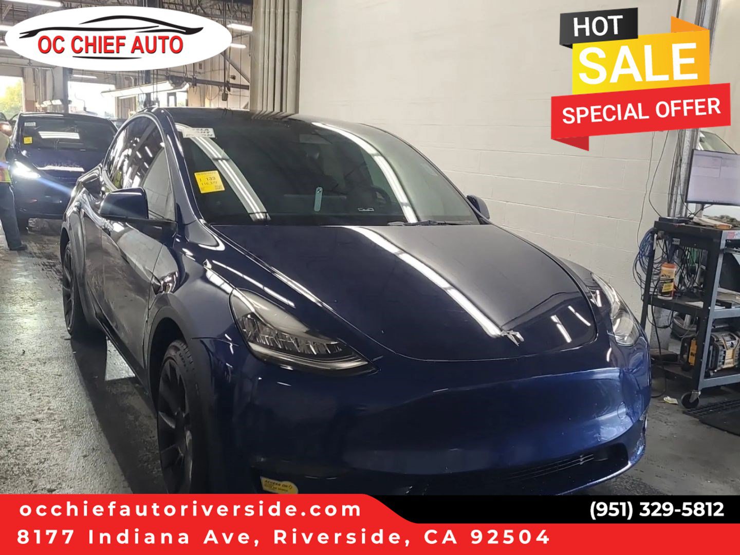 Used 2022 Tesla Model Y Long Range AWD/4WD image 1