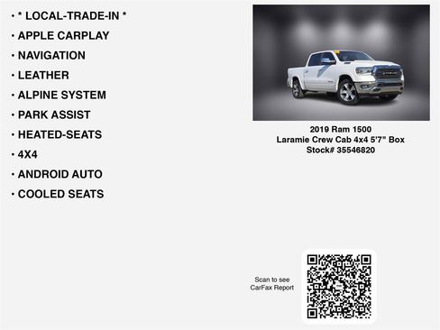 Used 2019 RAM 1500 Laramie image 7