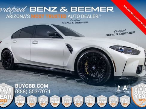 Used 2021 BMW M3 Competition w/ M Carbon Exterior Package image 1