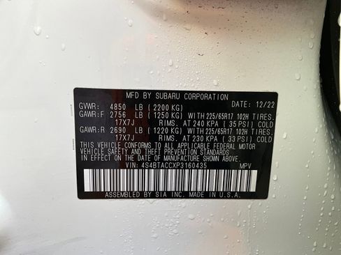 Certified 2023 Subaru Outback Premium image 37