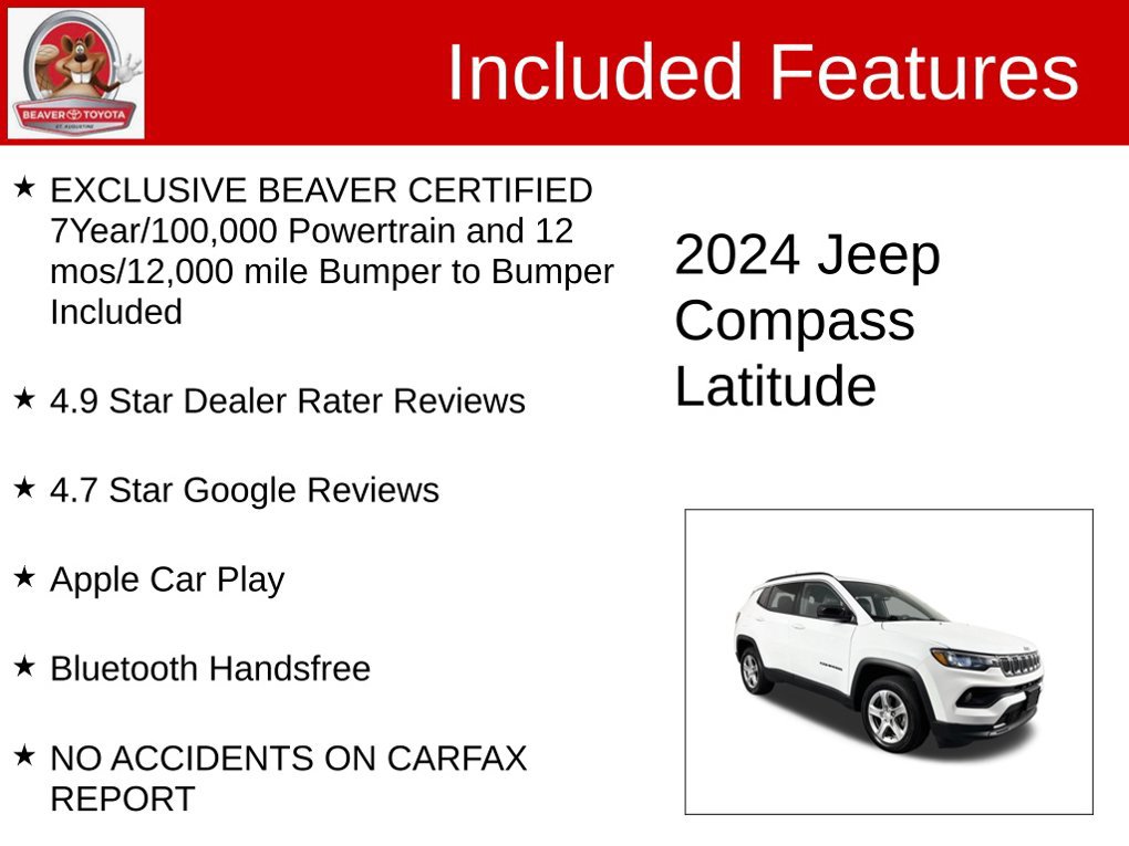 Used 2024 Jeep Compass Latitude AWD/4WD image 4