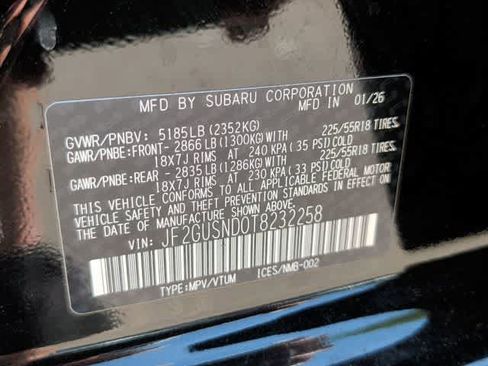 New 2026 Subaru Crosstrek 2.5i Limited AWD/4WD image 34