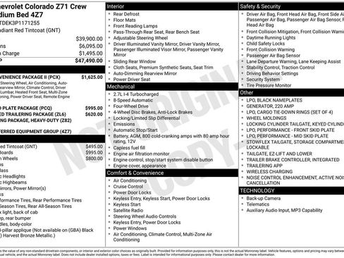 Used 2023 Chevrolet Colorado Z71 w/ Z71 Convenience Package 2 AWD/4WD image 13