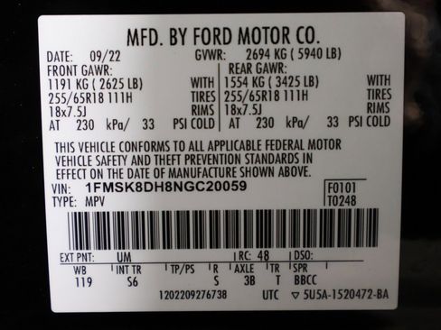 Used 2022 Ford Explorer XLT w/ Equipment Group 202A image 44