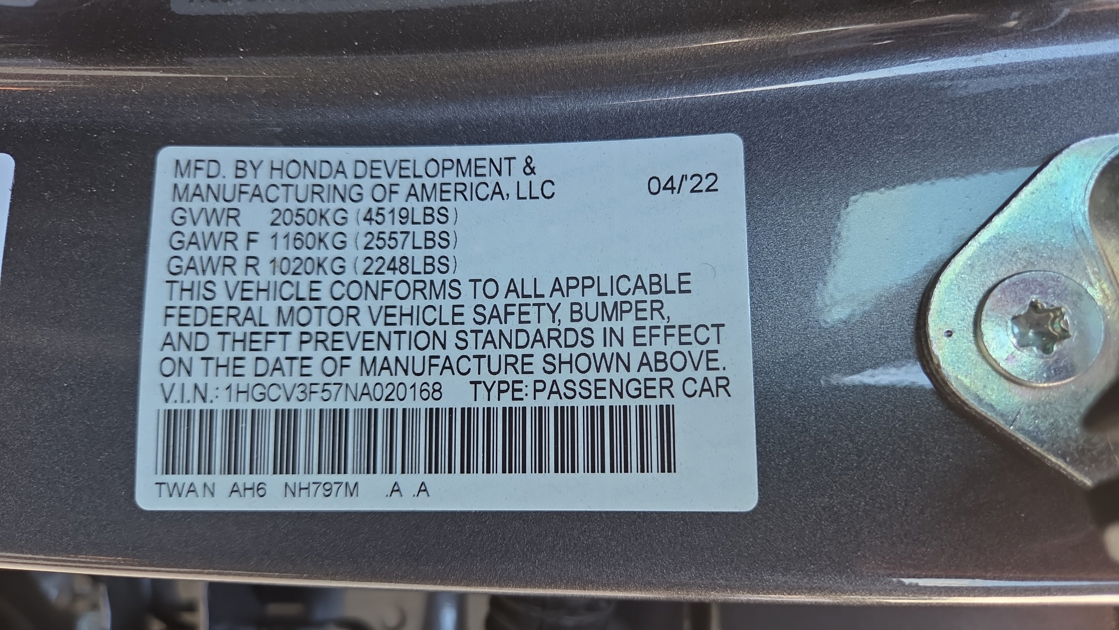 Used 2022 Honda Accord EX-L image 9