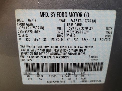 Used 2020 Ford Explorer XLT w/ Equipment Group 202A image 33