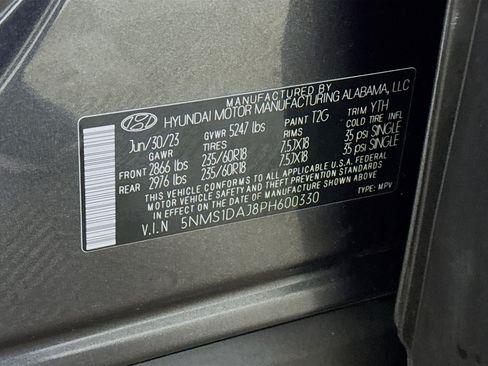 Used 2023 Hyundai Santa Fe SE AWD/4WD image 29