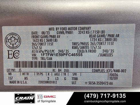 Used 2023 Ford F150 XLT AWD/4WD image 32