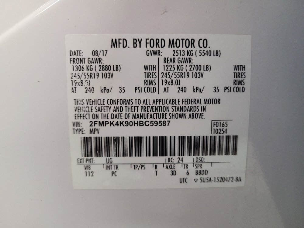 Used 2017 Ford Edge Titanium w/ Equipment Group 301A AWD/4WD image 33