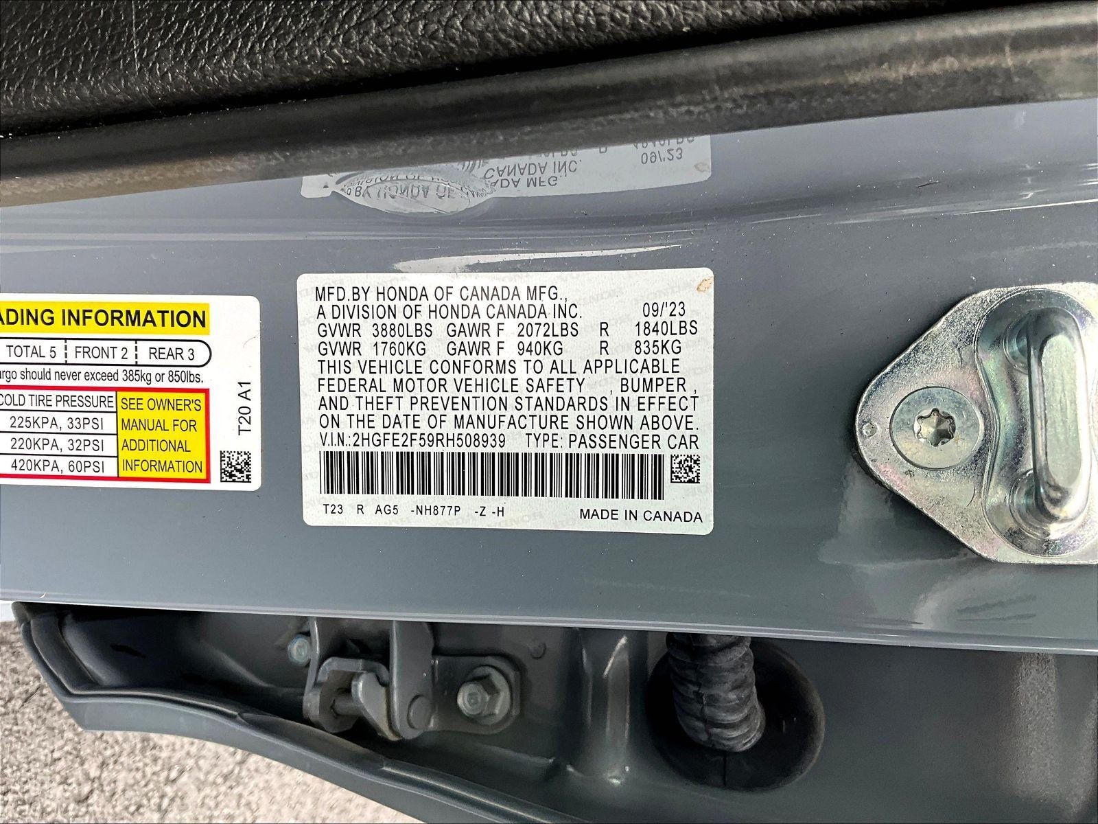 Used 2024 Honda Civic Sport image 18