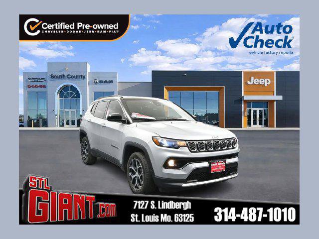 Certified 2024 Jeep Compass Limited AWD/4WD image 1