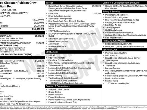 New 2026 Jeep Gladiator Rubicon w/ Safety Group image 4