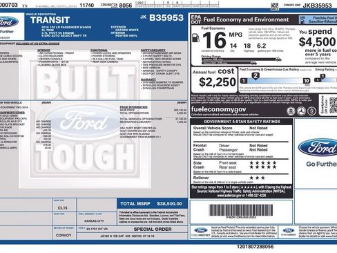 Used 2018 Ford Transit 150 XL RWD image 3