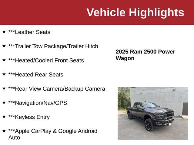 Used 2025 RAM 2500 Power Wagon AWD/4WD image 10