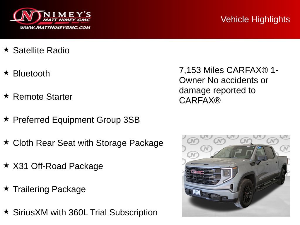 Used 2026 GMC Sierra 1500 Elevation w/ X31 Off-Road Package AWD/4WD image 11