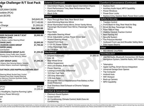 Used 2022 Dodge Challenger R/T Scat Pack RWD image 26
