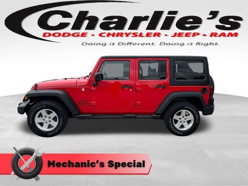 Used 2015 Jeep Wrangler Unlimited Sport w/ Quick Order Package 24S AWD/4WD image 1
