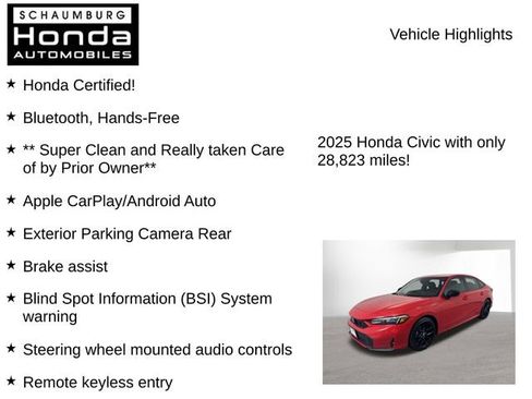 Used 2025 Honda Civic Sport image 14